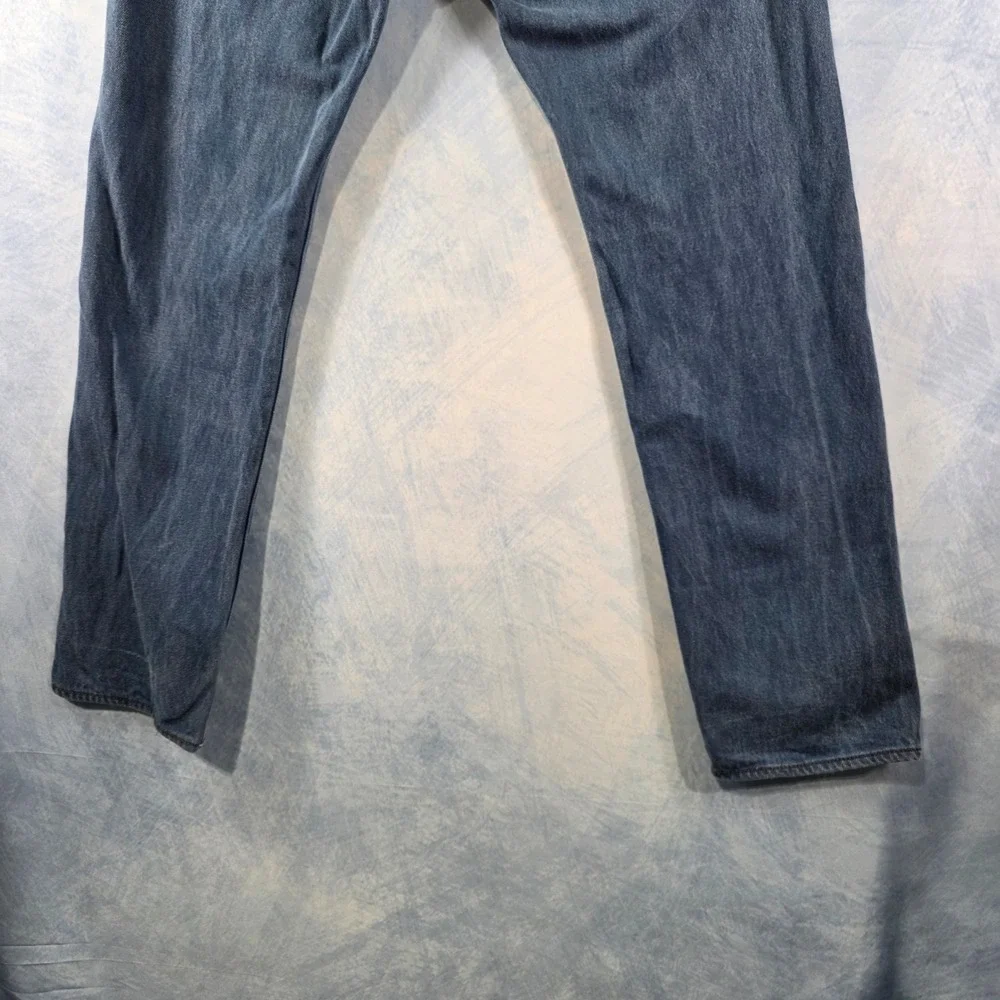 Levis 501 Original Fit Mens Blue Straight Leg Denim Jeans W32‎ L36 Black labels